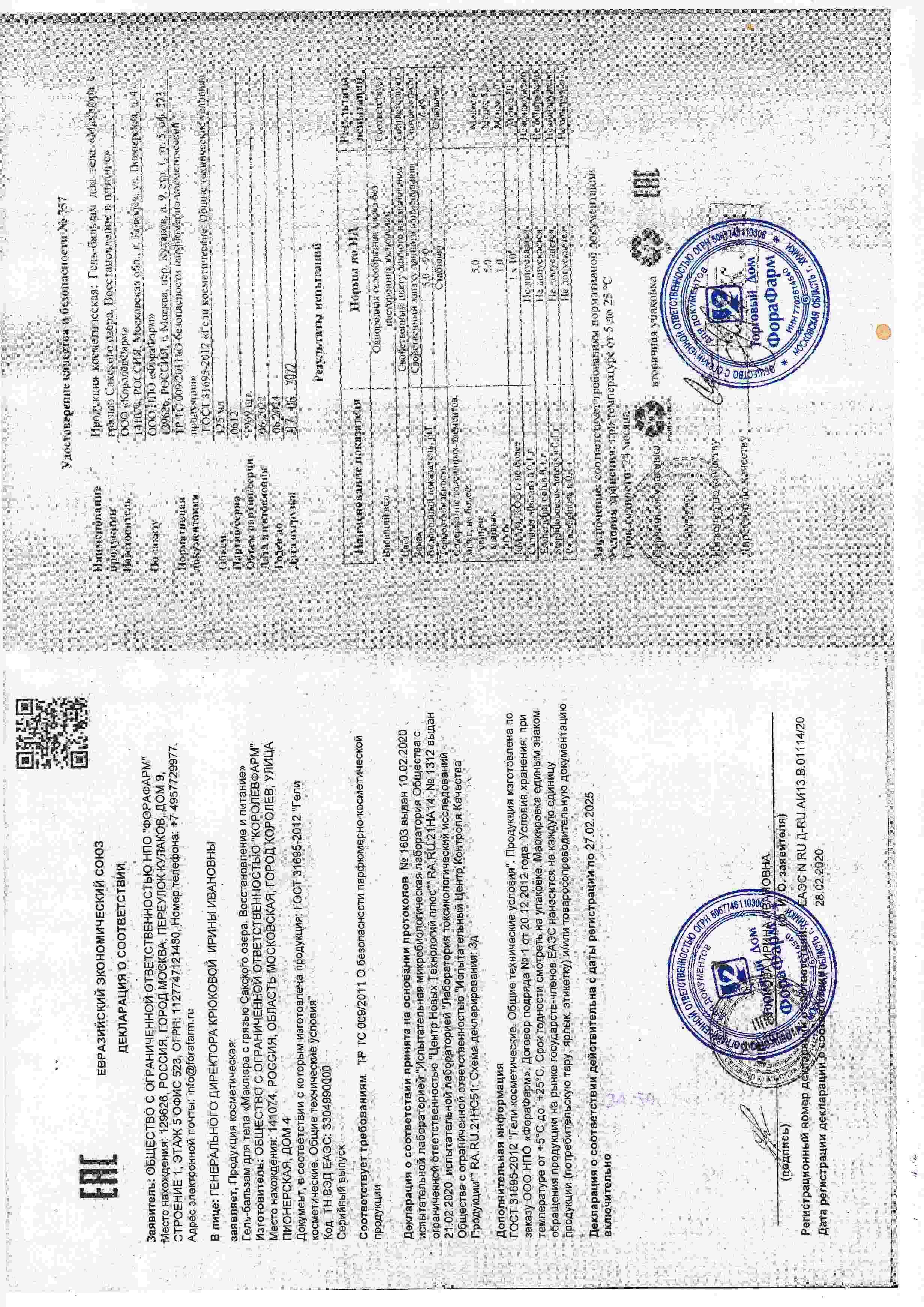 Паспорт №062022